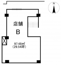 名古屋市瑞穂区南山町、中古マンションの間取り画像です