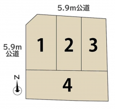 名古屋市昭和区御器所、新築一戸建ての間取り画像です