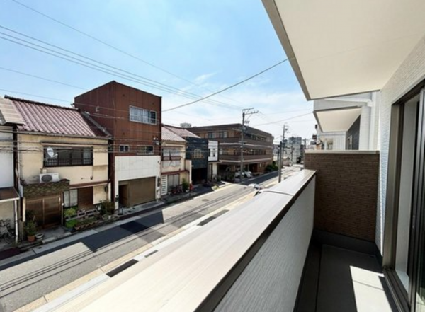 名古屋市瑞穂区雁道町、新築一戸建てのバルコニー画像です
