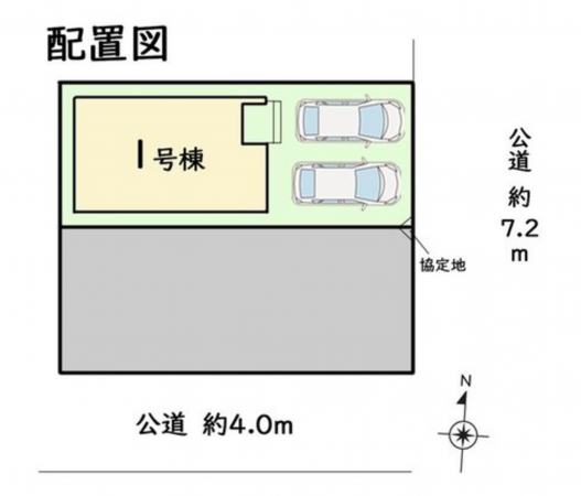 名古屋市瑞穂区雁道町、新築一戸建ての間取り画像です