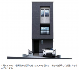名古屋市瑞穂区惣作町、新築一戸建ての画像です