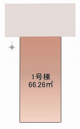 名古屋市瑞穂区白龍町、土地の間取り画像です