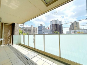名古屋市昭和区広路町、中古マンションのバルコニー画像です
