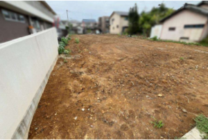 名古屋市瑞穂区前田町、土地の前面道路を含む現地写真画像です