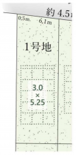 名古屋市瑞穂区前田町、土地の間取り画像です