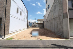 名古屋市千種区豊年町、土地の前面道路を含む現地写真画像です
