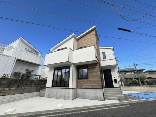 名古屋市千種区希望ケ丘、新築一戸建ての外観画像です