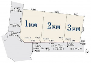 名古屋市昭和区鶴舞、土地の間取り画像です