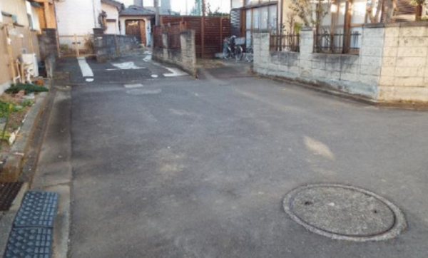 春日部市西金野井、土地の画像です
