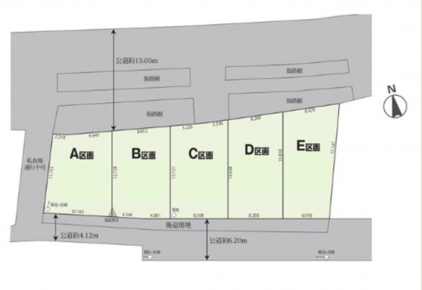 春日部市粕壁東、土地の画像です