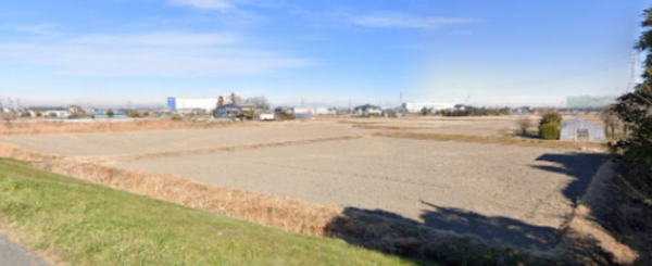 春日部市永沼、土地の画像です