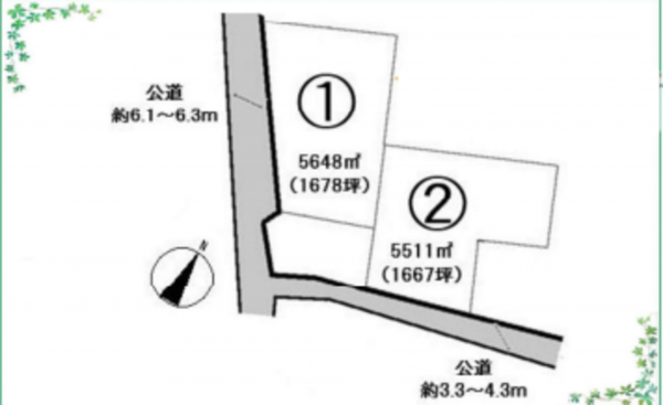 春日部市永沼、土地の画像です