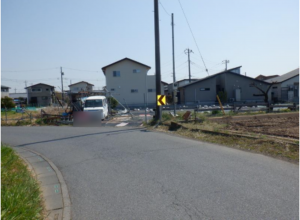 春日部市藤塚、土地の画像です