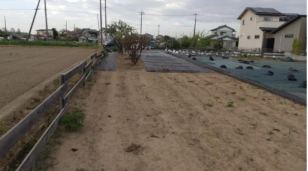 春日部市藤塚、土地の画像です