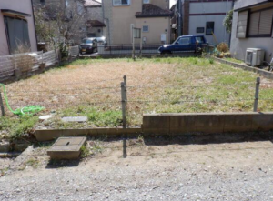 春日部市藤塚、土地の画像です