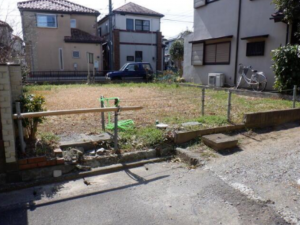 春日部市藤塚、土地の画像です