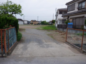 春日部市薄谷、土地の画像です