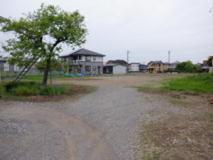 春日部市薄谷、土地の画像です