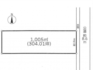 春日部市薄谷、土地の画像です