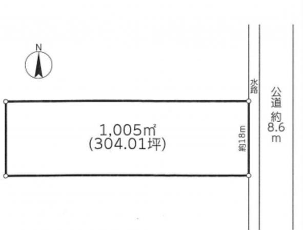 春日部市薄谷、土地の画像です