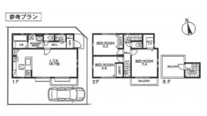 春日部市大場、土地の画像です