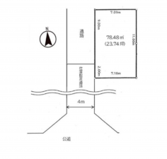 春日部市緑町、土地の画像です