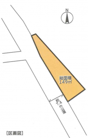 春日部市新宿新田、土地の画像です