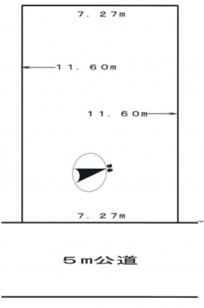 春日部市樋籠、土地の画像です