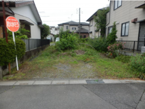 春日部市内牧、土地の画像です