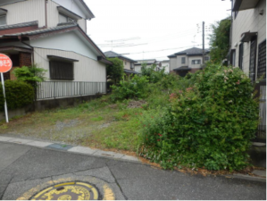 春日部市内牧、土地の画像です