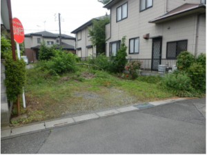 春日部市内牧、土地の画像です