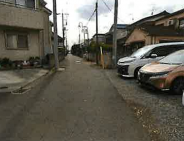 春日部市新宿新田、土地の画像です