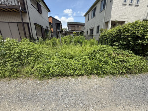 春日部市小渕、土地の画像です
