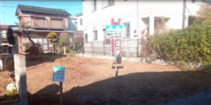 春日部市小渕、土地の画像です