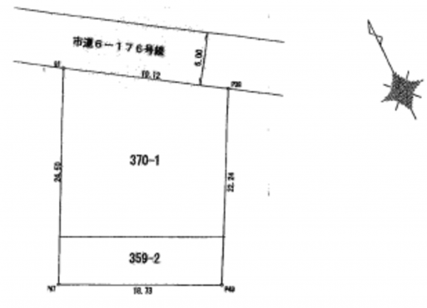 春日部市武里中野、土地の画像です