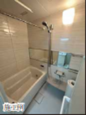 春日部市増富、中古マンションの風呂画像です