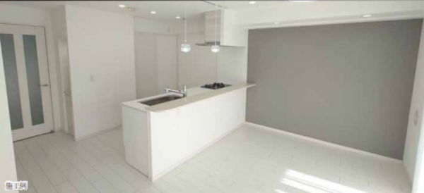 春日部市増富、中古マンションの居間画像です