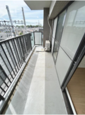 春日部市上蛭田、中古マンションのバルコニー画像です