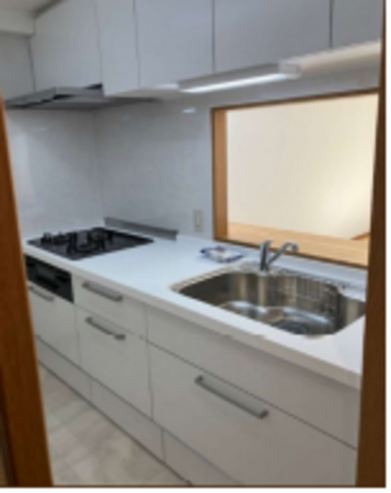 春日部市下蛭田、中古マンションのキッチン画像です