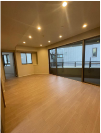 春日部市粕壁東、中古マンションの居間画像です