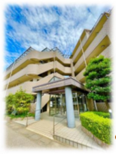 春日部市備後東、中古マンションの外観画像です