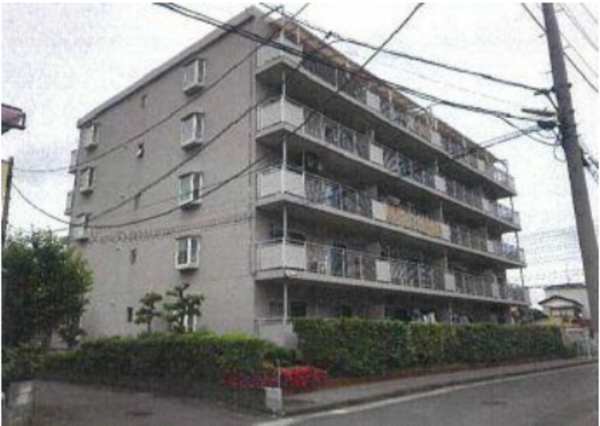 春日部市内牧、中古マンションの外観画像です