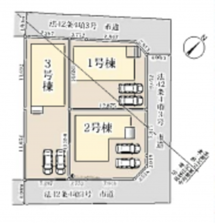春日部市米島、新築一戸建ての画像です
