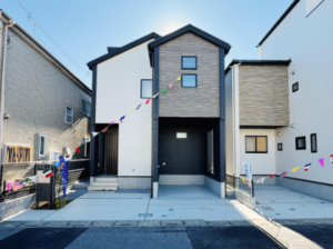 春日部市豊町、新築一戸建ての画像です