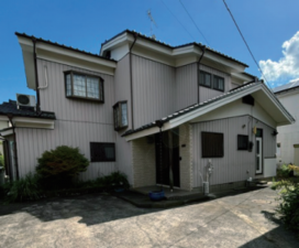 春日部市大枝、中古一戸建ての外観画像です