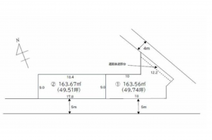春日部市大衾、土地の画像です