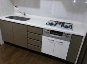 春日部市備後東、中古マンションのキッチン画像です