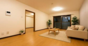 春日部市備後東、中古マンションの居間画像です