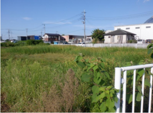 春日部市永沼、土地の画像です