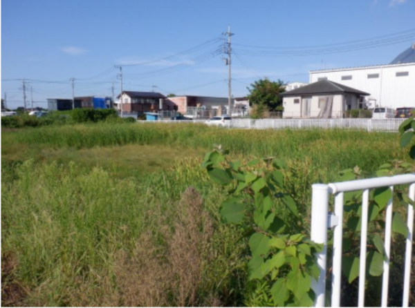 春日部市永沼、土地の画像です